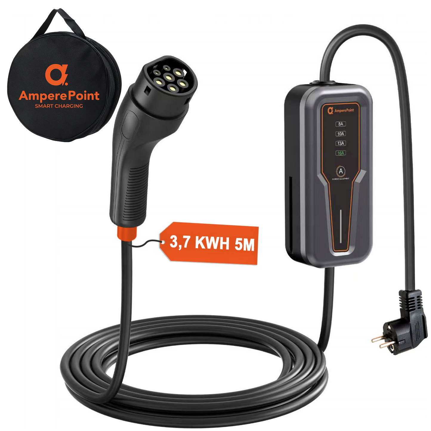 Portable Charger B35 - 16A, 3.7kW, Type 2